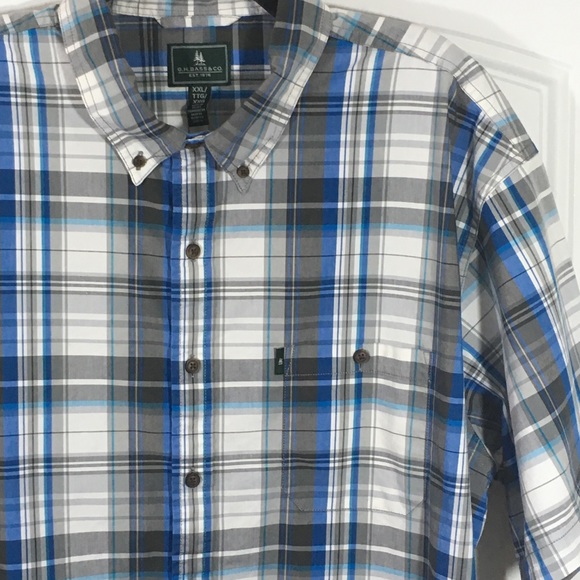🍁G.H. Bass & Co. Short sleeve button down - Picture 1 of 6